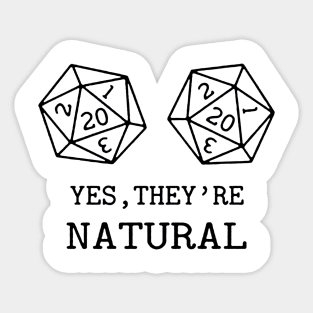 Dungeons and Dragons inspired Sticker